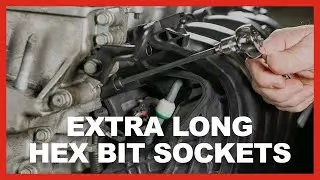 ARES Tool 🛠️ Extra Long Hex Bit Socket Set (39006 & 39007) - SAE or Metric  - CNC machined bits