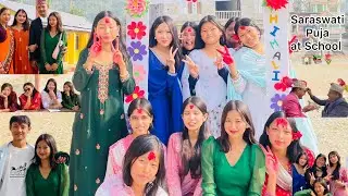 Saraswati Puja Celebration at School || Learning, Blessing & Beautiful Moments ❤️🫶🏻