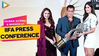 UNCUT: Salman Khan, Katrina Kaif & Madhuri Dixit at IIFA Press Conference