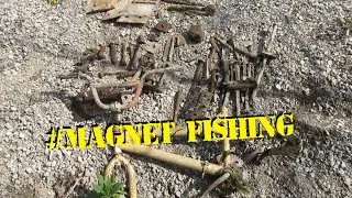 TONS OF RAIL ROAD IRON - MAGNET FISHING A GIANT TRAIN BRIDGE