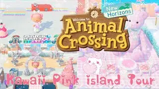 KAWAII PASTEL PINK ISLAND TOUR!!! | Animal Crossing New Horizons
