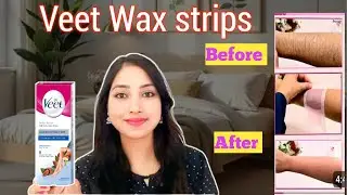 VEET Professional Ready To Use Wax Strips Review|How To Use|
