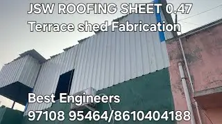 Terrace Shed Fabrication Metal Roofing Contractors RESIDENTIAL Shed designer in chennai