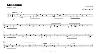Roberto Di Marino - Chaconne for Solo Flute