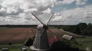 Beautiful Saaremaa Tourist Attractions From Above - Panga Cliff & Angla Windmill Hill (4K)