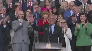 Robert F. Kennedy Jr. rally in Harrisburg draws supporters, protesters