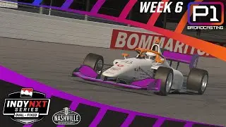 Indy NXT Oval Series Tues Night Top Split | NASHVILLE | 2025S4 W6 | iRacing Broadcast