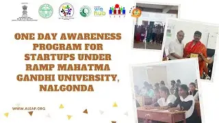 One Day Awareness Program for Startups Under RAMP Mahatma Gandhi University, Nalgonda