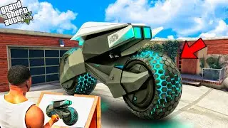 Franklin Using Magical Painting To Draw Fastest Super Bike 