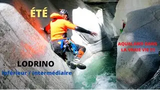 Canyon Lodrino inferieur et interm&eacute;diaire - Aqualand dans la vraie vie !!! - Canyoning Tessin - 2022