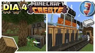 Granja de madera mod create minecraft 1.21 granja de hierro