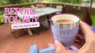 YETI 4oz Espresso Cups Review – Cosmic Lilac Ceramic Coated | Aesthetic + Stackable