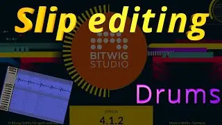 Slip editing Drums in Bitwig [GER Tutorial]