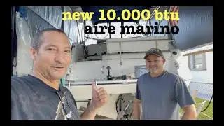 new instalacion de un aire marino dometic 10.000btu EP-284