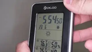 DIGOO TH1981 Indoor & Outdoor Thermometer and Weather Station review