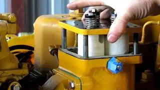 1941 Caterpillar D2 5J Rebuild Part 11 Fuel Transfer Pump & Filter Installation