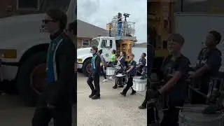 KDHSA Marching Band at KREW of Driftwood parade, 2025
