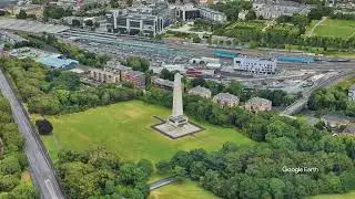 The Wellington Monument in the Phoenix Park in Dublin, Ireland.