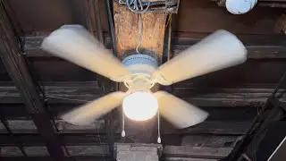&ldquo;Hampton Bay&rdquo; Littleton Ceiling Fan 42&rdquo; (2021)(No Commentary)