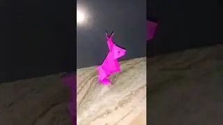 ORIGAMI PAPER BUNNY 🐰 #music #creative #youtube