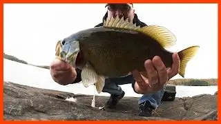At the cottage, Fishing, Catches a Smallmouth Bass, Closing the Cottage - Ken's Vlog #478