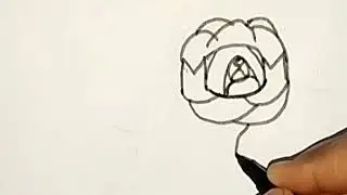 MOM se beautiful rose 🌹 kaise banyaye @tanuart-e1u
