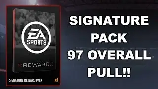 97 OVERALL PULL!!!! SIGNATURE PACK OPENING | MUT 17