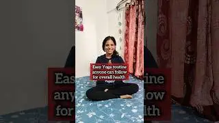 Happy International Yoga Day 2024|Easy Yoga Routine anyone can follow #simpleyoga#yogaroutine