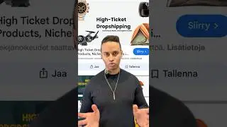 Onko dropshipping kuollut? Ja mit&auml; se oikeasti tarkoittaa? #dropshipping #shopify #verkkokauppa