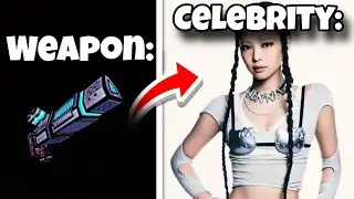 If CELEBRITIES had Pixel Gun 3D Weapons&hellip; (Pixel Gun 3D)