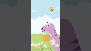 Dino Gugu e as abelhas. #bee #dinosaurs #dinossauro #education #information