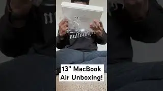Unboxing my new M2 MacBook Air! Had a lot of fun doing this :) #shorts #short #apple #macbook #m2