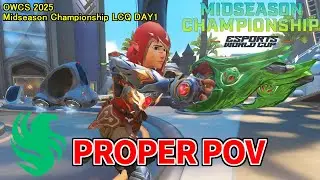 【Proper POV】Team Falcons vs Force OWCS 2025 Midseason Championship LCQ Day1【Overwatch 2】