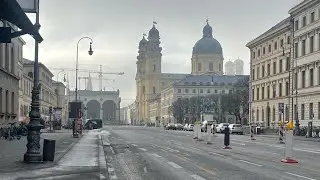 🇩🇪Munich Street Walk | Real Sounds from Germany&rsquo;s Historic City
