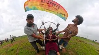 Paramotor Flying Adventure ✈️ | Sky View Travel Vlog 🌍  Ultimate Freedom in the Air
