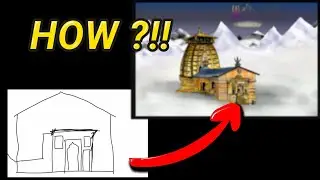 Art Challenge - Draw a Temple | Digital Art  | 2026