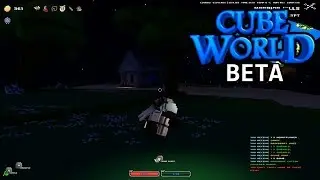 Clearing Out A Crypt Of Skeletons | Cube World Beta Rogue Playthrough
