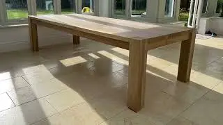 Bespoke oak dining tables by Makers