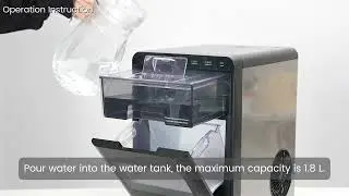 Electactic Ice Maker (58020RIM0 / HZB-20EN) | Operation Guide, Indicator Lights & Auto-Cleaning Mode