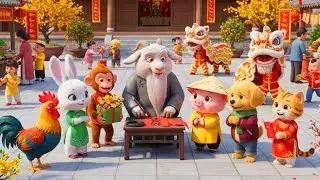 Bé Chúc Tết Mọi Người Remix | Nhạc Tết Thiếu Nhi Hoạt Hình Sôi Động Cho Bé Vui Xuân