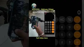 Royal Enfield Hunter 350 | Real World Milage on highway