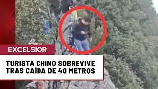 Turista chino cae de un acantilado al intentar tomarse una fotograf&iacute;a