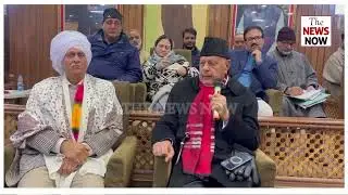 *Jammu and Kashmir National Conference President Dr. Farooq Abdullah felicitates Rajya Sabha MP.*