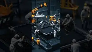 do you want a mini factory working like this?? #AI #MINIATUREFACTORY #cute #klingai #ai #miniature