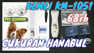 REVIEW PET CLIPPER HEWAN BY KEMEI KM-1051 / CUKURAN ANJING DAN KUCING