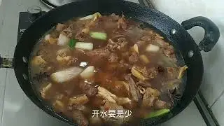 牛肉筋头巴脑一锅香，板筋蹄筋软烂入味，牙口不好都能吃 #炖牛肉 #牛腩 #红烧牛肉