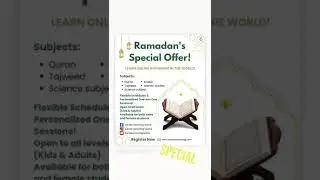 Ramadan&rsquo;s special offer!!!  #ramadan #ramadanmubarak #ramadankareem