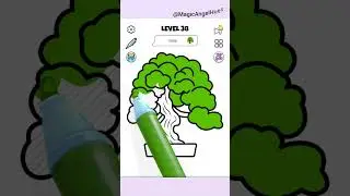 Coloring a Tree 🌳🎨 | Nature Fun for Kids | #MagicAngelHues #ColoringFun #KidShorts