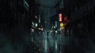 Rainy Streets of Tokyo — A Nostalgic Lo-Fi Night | The Ambient Umbrella