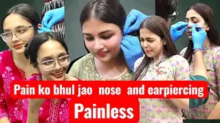 Pain ko bhul jao ab 👃 nosepiercing and 👂 earpiercing karao vah bhi painless/#trending #youtube #nose